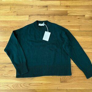 Everlane Scarab (Dark Green) Boxy Sweater Size S